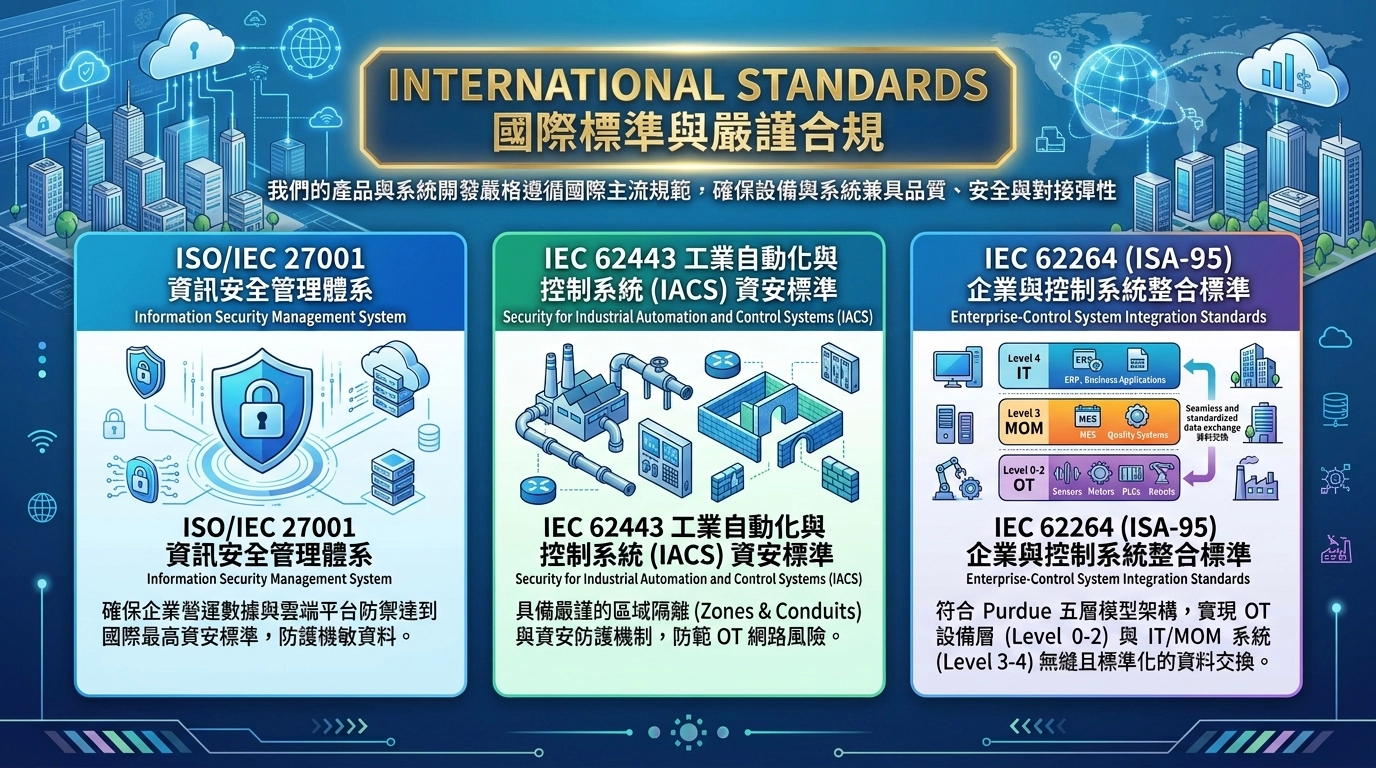 祁知科技 - 國際標準與嚴謹合規